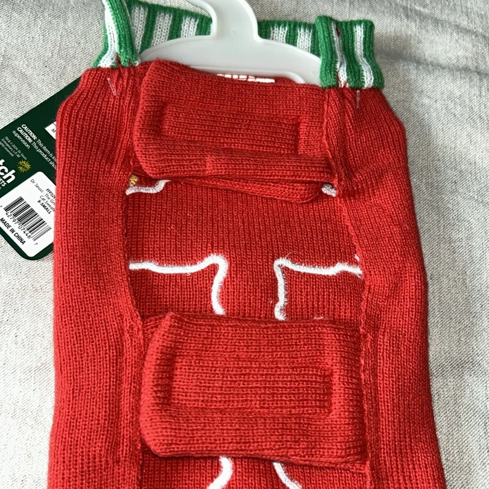 Dr Seuss The Grinch Cat Apparel Grinchy Sweater (XS)